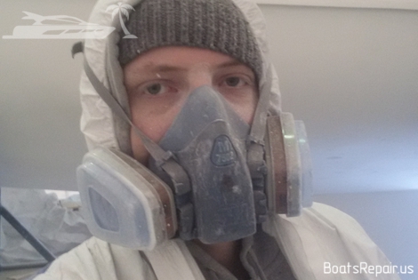 Work with fiberglass