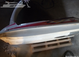 Repair of body on Jet Sky